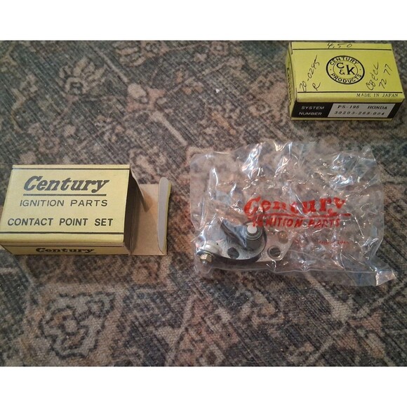 3 NOS Honda Points R 61 CB72 61 CB77 62 CL72 66CL77 Hawk Superhawk 30203-268-004 - Picture 4 of 4